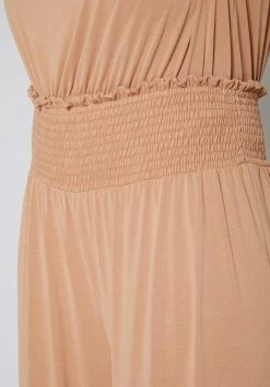 Nurode Plus Size Smocked Waist Wide Leg Palazzo Pants -Asoph Sales Shop 2003577 304 5