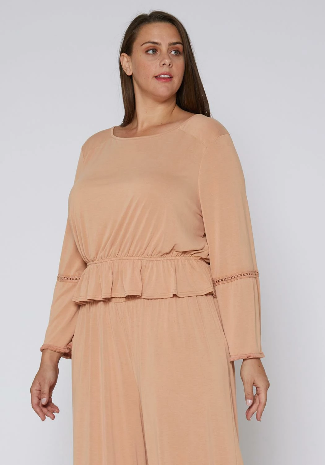 Nurode Fringe Cuff Bell Sleeve Top 3 Nurode Fringe Cuff Bell Sleeve Top - Image 3