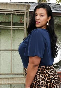 Pleione Plus Size Bell Sleeve Casual Top -Asoph Sales Shop 2005268 117 3