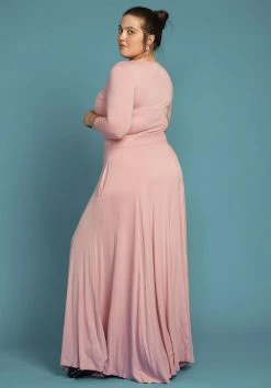 Plus Size Button Front Soft Maxi Dress -Asoph Sales Shop 2005374 126 3
