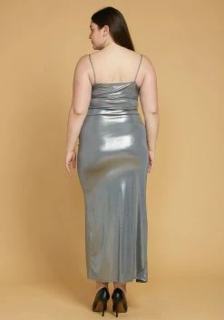 Plus Size Dazzling Wrap Maxi Evening Dress -Asoph Sales Shop 2005499 147 3