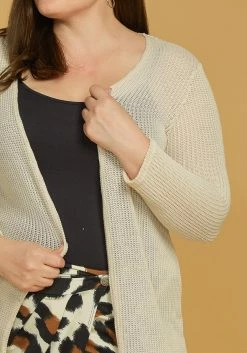 Asoph Plus Size Open Front Long Knit Cardigan -Asoph Sales Shop 2005524 204 4