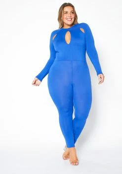 Plus Size Cutout Bodycon Jumpsuit -Asoph Sales Shop 2007297 188 0