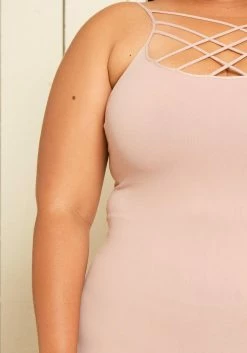 Nikibiki Seamless X Asoph Plus Size Triple Cross Strap Camisole -Asoph Sales Shop 2008129 126 4