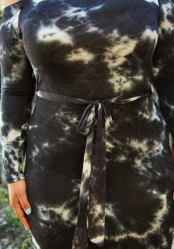 Asoph Plus Size Tie Dye Bodycon Dress -Asoph Sales Shop 2008724 172 4
