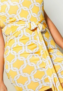 Asoph Plus Size Printed Tie Waist Dress -Asoph Sales Shop 2009054 105 4