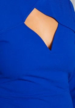 Asoph Plus Size Keyhole Front Long Sleeve Mini Dress -Asoph Sales Shop 2011092 188 2