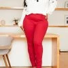 Plus Size Smooth High Rise Skinny Jeans