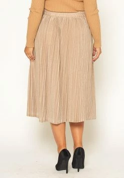 Pleione Plus Size Lurex Pleated Maxi Skirt -Asoph Sales Shop 2011316 119 2