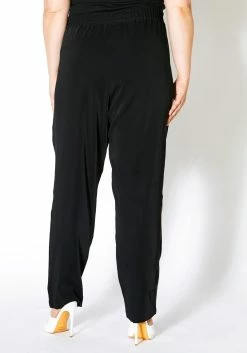 Pleione Plus Size Women's Satin Drawstring Pants -Asoph Sales Shop 2011318 001 2