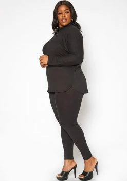 Asoph Plus Size Chill In Mock Neck Sweater & Leggings Set 8 Asoph Plus Size Chill In Mock Neck Sweater & Leggings Set -Asoph Sales Shop 2011535 001 2