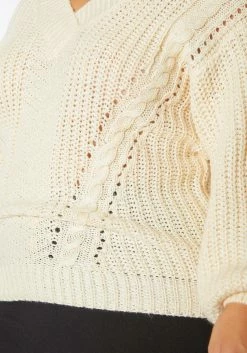 Pleione Plus Size Womens Loose Knit Sweater -Asoph Sales Shop 2012411 204 3