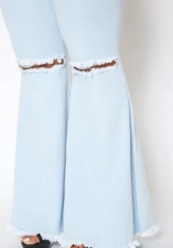 Vibrant Plus Size Womens Bold Flare Hem Denim Jean 9 Vibrant Plus Size Womens Bold Flare Hem Denim Jean -Asoph Sales Shop 2013651 940 4