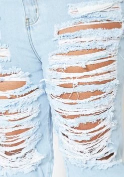 Vibrant Plus Size Light Wash Destroyed Boyfriend Jeans -Asoph Sales Shop 2013677 938 0