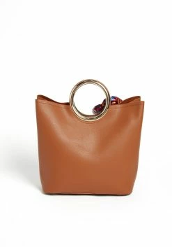 Daytime Cabana Handkerchief Detailed Brown Purse -Asoph Sales Shop 2014234 106 1