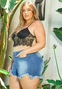 Asoph Plus Size Rosey Lace Contrast Cami Bodysuit -Asoph Sales Shop 2014671 191 1