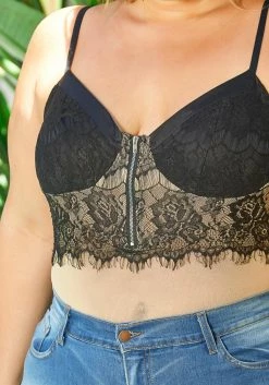 Asoph Plus Size Rosey Lace Contrast Cami Bodysuit -Asoph Sales Shop 2014671 191 3