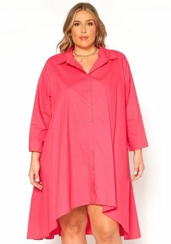 Asoph Plus Size Oversized Button Up Shirt Dress -Asoph Sales Shop 2015670 148 1