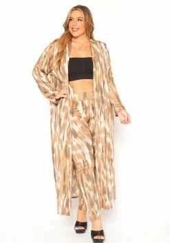 Asoph Plus Size Open Front Longline Cardigan & Leggings Set 9 Asoph Plus Size Open Front Longline Cardigan & Leggings Set -Asoph Sales Shop 2016138 190 1