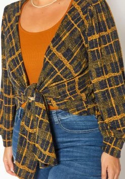 Plus Size Tie Dye Tassle Knot Cardigan -Asoph Sales Shop 2016464 159 4