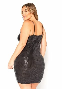 Asoph Plus Size Start The Party Sequin Cami Mini Dress -Asoph Sales Shop 2016563 001 3