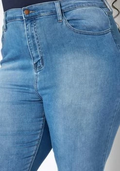Vibrant Plus Size Favorite High Waisted Skinny Denim Jean -Asoph Sales Shop 2016799 938 0