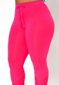 Asoph Plus Size Lounge Obsessed Ankle Stacked Fitted Pants -Asoph Sales Shop 2016899 004 5