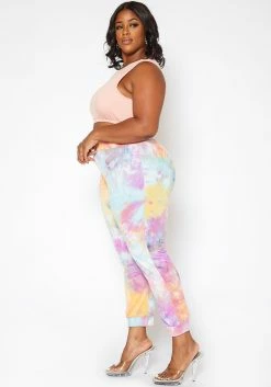 Asoph Plus Size Sweet Tie Dye Lounge Pants -Asoph Sales Shop 2017068 102 2