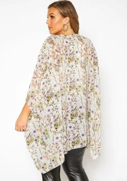 Asoph Plus Size Floral Print Kimono Cardigan 8 Asoph Plus Size Floral Print Kimono Cardigan -Asoph Sales Shop 2017106 749 1