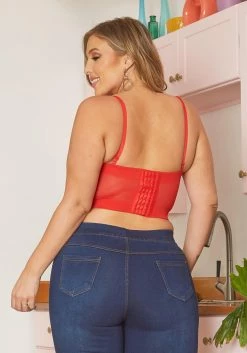 Asoph Plus Size Corset Hem Bralette Top -Asoph Sales Shop 2017133 110 2