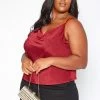 Asoph Plus Size Cowl Neck Cami Top