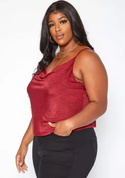 Asoph Plus Size Cowl Neck Cami Top -Asoph Sales Shop 2017178 110 2