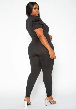 Asoph Plus Size Up Leveled Basic Bodycon Jumpsuit -Asoph Sales Shop 2017508 001 3