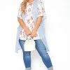 Asoph Plus Size Open Front Longline Vest