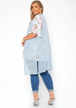 Asoph Plus Size Open Front Longline Vest -Asoph Sales Shop 2017588 003 4