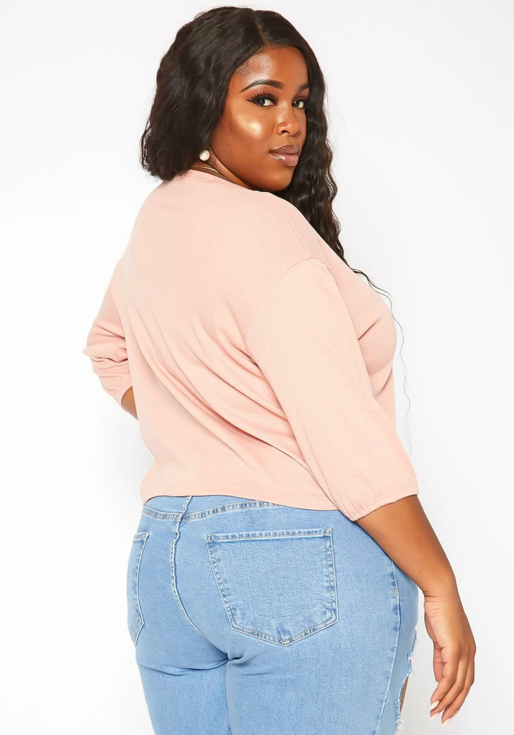 Asoph Plus Size Relaxed Fit Crew Neck Top 4 Asoph Plus Size Relaxed Fit Crew Neck Top - Image 4