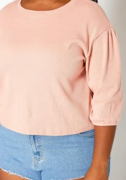 Asoph Plus Size Relaxed Fit Crew Neck Top 9 Asoph Plus Size Relaxed Fit Crew Neck Top -Asoph Sales Shop 2017990 102 4