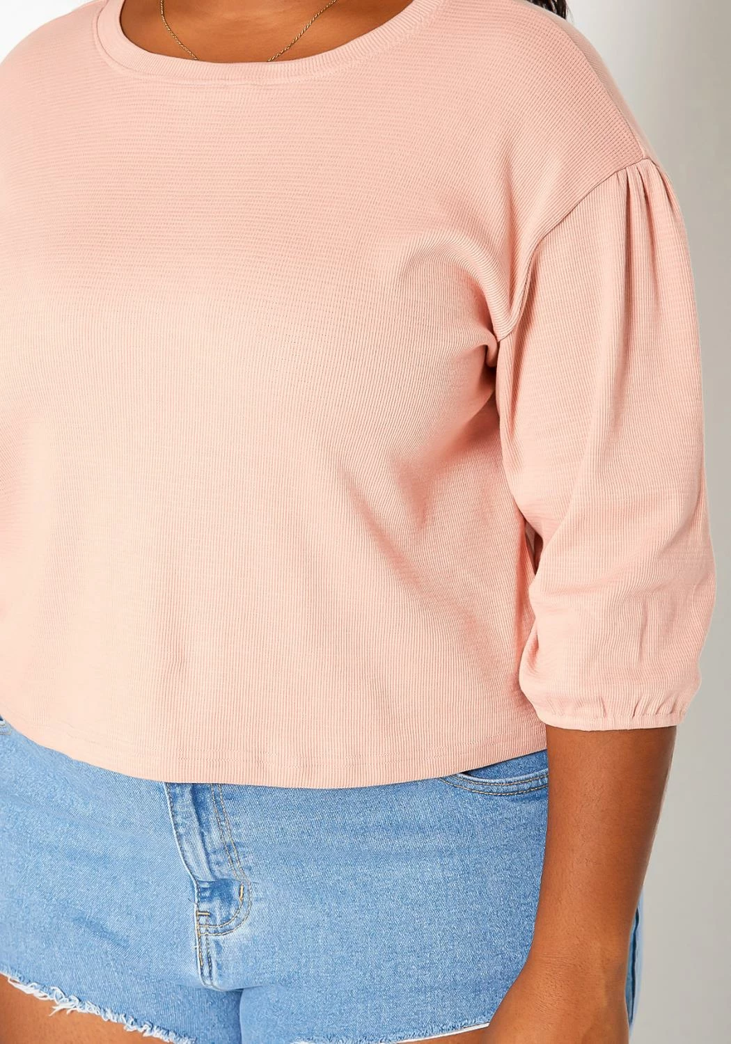 Asoph Plus Size Relaxed Fit Crew Neck Top 5 Asoph Plus Size Relaxed Fit Crew Neck Top - Image 5