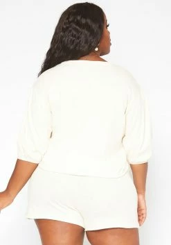 Asoph Plus Size Relaxed Fit Crew Neck Top -Asoph Sales Shop 2017990 135 3