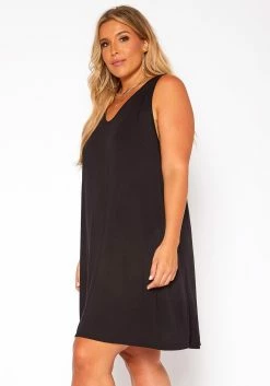 Asoph Plus Size Crochet Design Flare Mini Dress 7 Asoph Plus Size Crochet Design Flare Mini Dress -Asoph Sales Shop 2018140 001 2