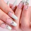 Lux Perfect False Nail Set - Rhinestone Sage Ombre