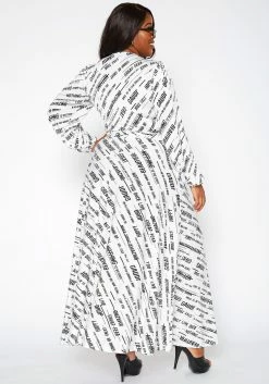 Asoph Plus Size Statement Crop Top & Maxi Skirt Set -Asoph Sales Shop 2018248 177 3