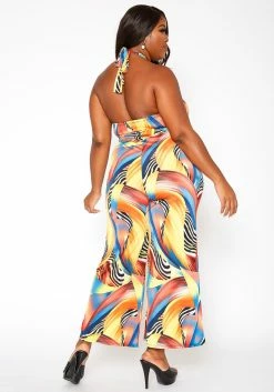 Asoph Plus Size Show Off Halter Neck Flare Jumpsuit -Asoph Sales Shop 2018256 128 2