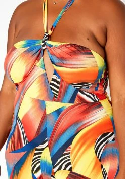 Asoph Plus Size Show Off Halter Neck Flare Jumpsuit -Asoph Sales Shop 2018256 128 3