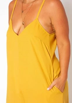 Asoph Plus Size Relaxed Fit Wide Flare Jumpsuit -Asoph Sales Shop 2018269 159 4