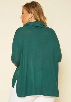 Plus Size Cowl Neck Knit Sweater -Asoph Sales Shop 2018422 161 3