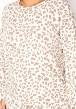 Asoph Plus Size Nude Leopard Print Two Piece Set -Asoph Sales Shop 2018489 118 4