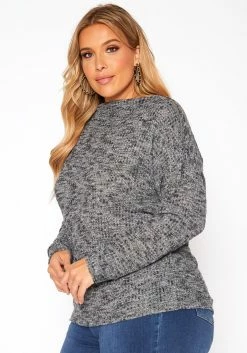 Asoph Plus Size Waffle Knit Sweater -Asoph Sales Shop 2018505 108 2