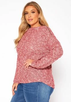 Asoph Plus Size Waffle Knit Sweater -Asoph Sales Shop 2018505 283 2