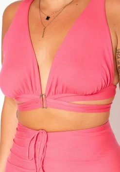 Asoph Plus Size Triangle Wrap Crop Top -Asoph Sales Shop 2018513 102 4